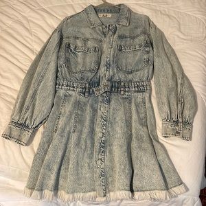 Free People Jean dress! Never worn.